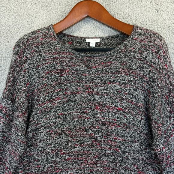 J Jill Pure Jill Tunic Sweater Lrg Cashmere Wool Lagenlook Minimalist Assymetric - Picture 3 of 12